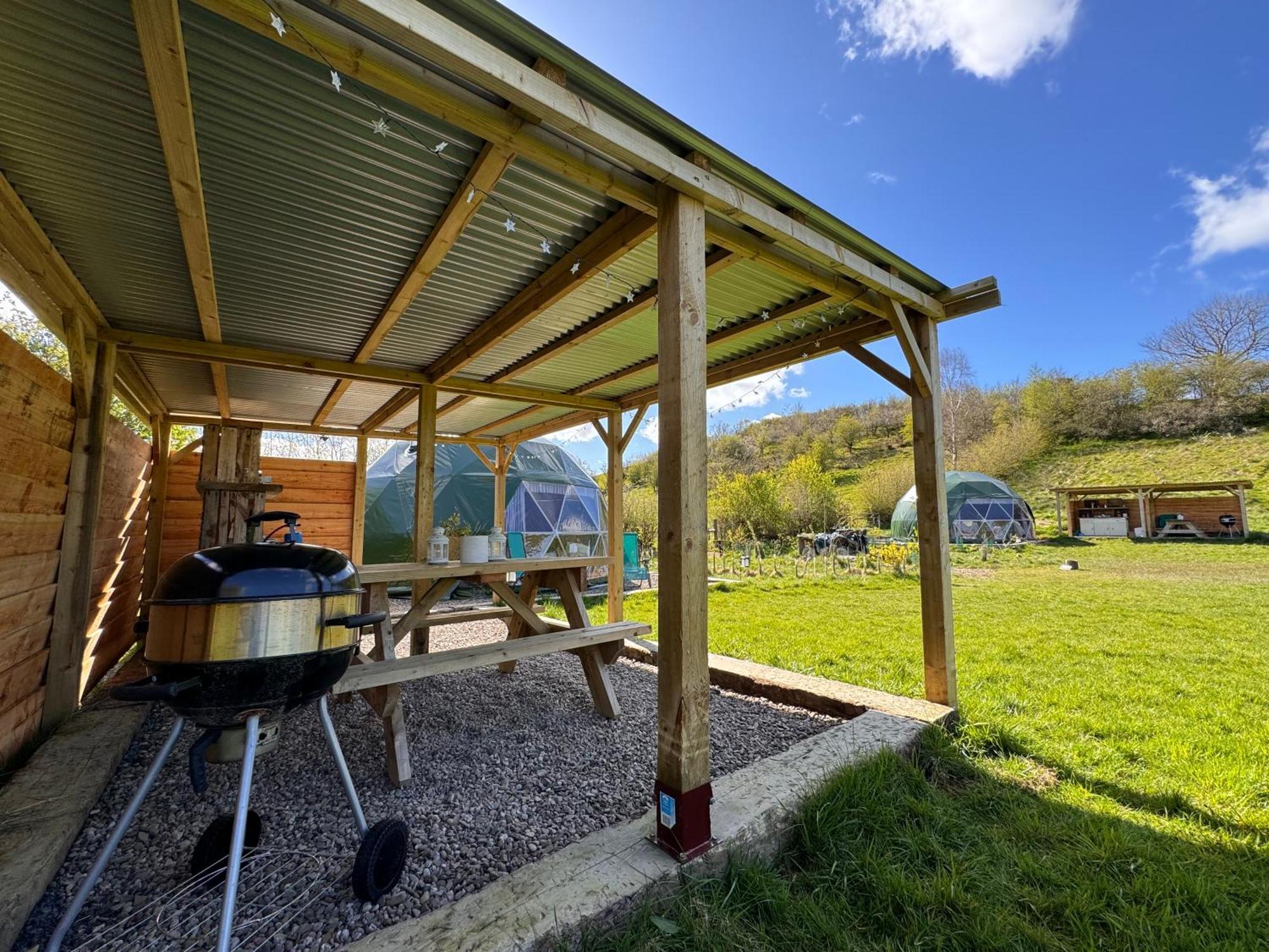 Geodesic Dome Glamping Hotell Llanidloes Eksteriør bilde