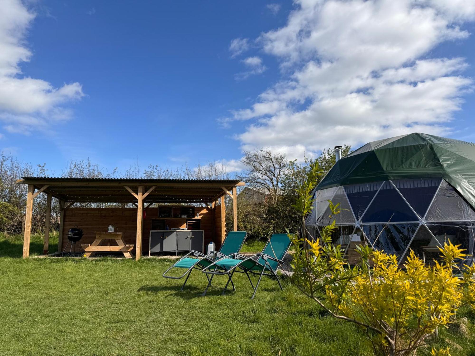 Geodesic Dome Glamping Hotell Llanidloes Eksteriør bilde